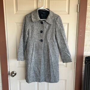 GAP Women's Gray Wool Pea Coat